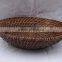 magazine rattan bamboo baskets new style brown colour