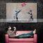 Kids room wall sticker banksy art