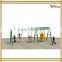 attractive Outdoor Solitary Equipment Swing with slide for kids play