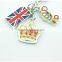2015 hot sale promotional souvenir keychain state name /new zealand metal keychain of metal craft