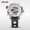 Weide Hot Sale Men Sport Watch WH3401 Analog Digital Original Japan Quartz Stainless Steel Case Back Water Resistant Watch