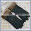 Fashion Lady Sheepskin Leather Glove With Wool, Good Quality Lady Sheepskin Leather Glove