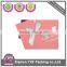 Pink paper bag with ribbon decoration