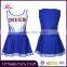 BLue Cheerleader Costume With Pompom Kit Latest Fancy Tops Girls Ladies Fancy Items