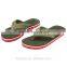 2015 663 LOULUEN Custom Men Cloth Fabric Strap Plastic Slippers Flip Flops