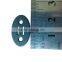 garment accessory 2 hole Rubber PU stopper