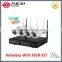 720P Day Night Vision WiFi Bullet IP Camera Wireless Security 4 CH NVR KIT