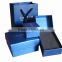 high end professional blue jewelry packaging