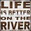 Word wooden vintage wall art print decor