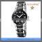 High Grade Fashion Womens Steel Between Ceramic Diamond Dial Watch