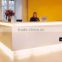 modern customized cheap solid surface reception desk dimensions,solid surface reception countertop