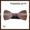Different Wood Materials of wooden bowtie from China supplier