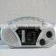 Hand Crank Dynamo Solar Powered AM/FM/WB(NOAA) Radio W/ Flashlight Cell Phone Charger