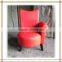 Latest Red Pu living room chairs (AL101)