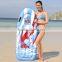 promotional pvc inflatable kickboard swimming board surfboard/ towable air mattress