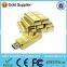 2016 8GB USB Stick Gold bar usb flash drive factory price usb 2.0 driver good quality CE/RO