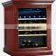 200 bottles large 3 doors wood wine cooler
