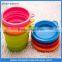 Folding Silicone Pet Bowl Plastic Bowl for Pet