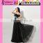 High Quality Sexy Elegant Black Evening Dress Wholesale Woman Clothing Latest New Design Elegant Black Evening Dress