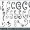 Casting Wrought iron ornamental fence scroll