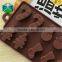 CTBED159 Christmas Tree Santa Claus Wand Sock Snowman Silicone Chocolate Mold