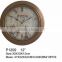 cheap old style round plastic wall clock