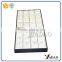 Beautiful white pu leather wooden trays wooden pendant display trays suppliers