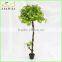 indoor artificial decoration green maple trees wood trunk