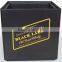 Double Wall Plastic Square Ice Bucket