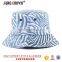 Fashion Striped Customized Bucket Hats Wholesale