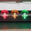New unique design arrow light 100mm mini waterproof traffic light signal
