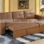 Factory price Corner sofabed with storage function and be a sofa