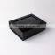 Luxury flocking black magnetic closure gift boxes