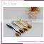 Hot sell Single toothbrush style Oval Makeup brush set with different colors handle