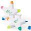 Five point shape highlighter/flower highlighter pens/pens for promotion