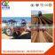 The tractor type shallot groove-cutting machine mini-tiller