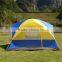 large fiberglass pole outdoor layer family camping tent