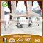 TH362 New modern stainless steel base marble top dining table set