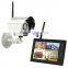 Wireless Monitoring Kit, Home Security Infrared Wireless 4CH CCTV DVR With Camera, 7inch DVR Displayer For Wholesale