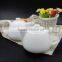 wholesale  online shop china white porcelain tea pot, grace tea ware, coffee pot