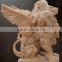 hand carved marble stone lion statue sculpture garden yard decoration item