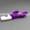 Bullet shape silicone vibrating rod massage stick