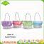Wholesale fancy hand woven boat shape empty valentine gift basket