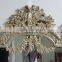 Decorative usage polyresin wall hanging mirror FA-423P-01