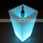 Led lighted flower pots plastic flower vase home decoration pots