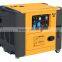 220V50hz Electric Start 100% Copper 186FA 5kva Silent Diesel Generator Price