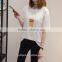 Custom logo promotional 100% cotton printing women t shirt