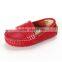 fashion children peas shoes casual with leather for boys girls, high quality kids casual shoes leather have sample