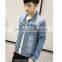 SZXX Customized Quility Embroidered Logo coat mens denim jacket