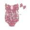 Sequin Baby Romper Toddler Rompers Newborn Baby Clothes with bow